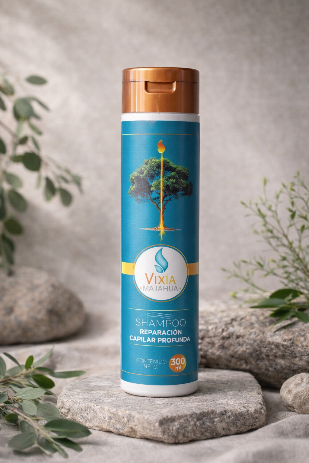 Shampoo VIXÍA MAJAHUA 300 ml reparación capilar profunda