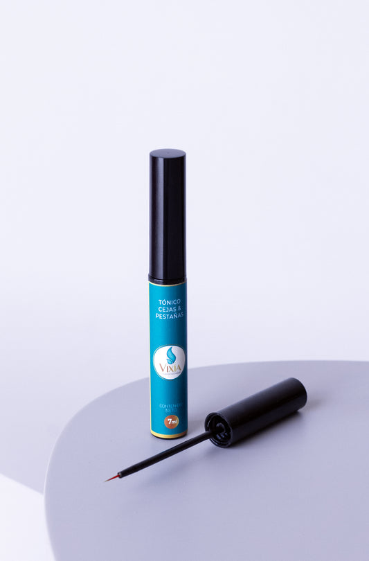 Tónico cejas y pestañas VIXÍA 7 ml con aplicador tipo Pincel