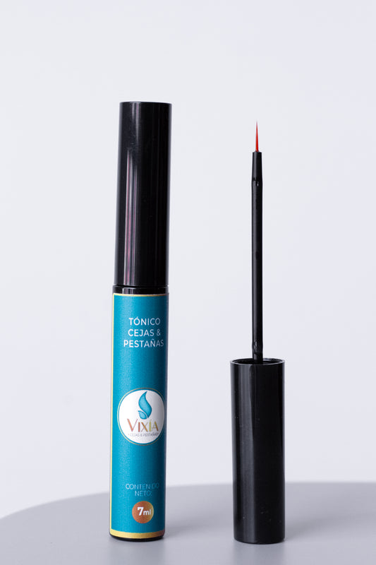 Tónico cejas y pestañas VIXÍA 7 ml  con aplicador tipo Pincel