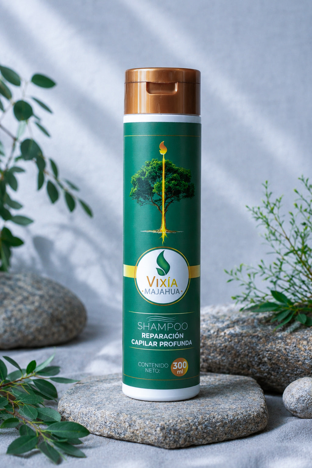 Shampoo VIXÍA MAJAHUA 300 ml reparación capilar profunda