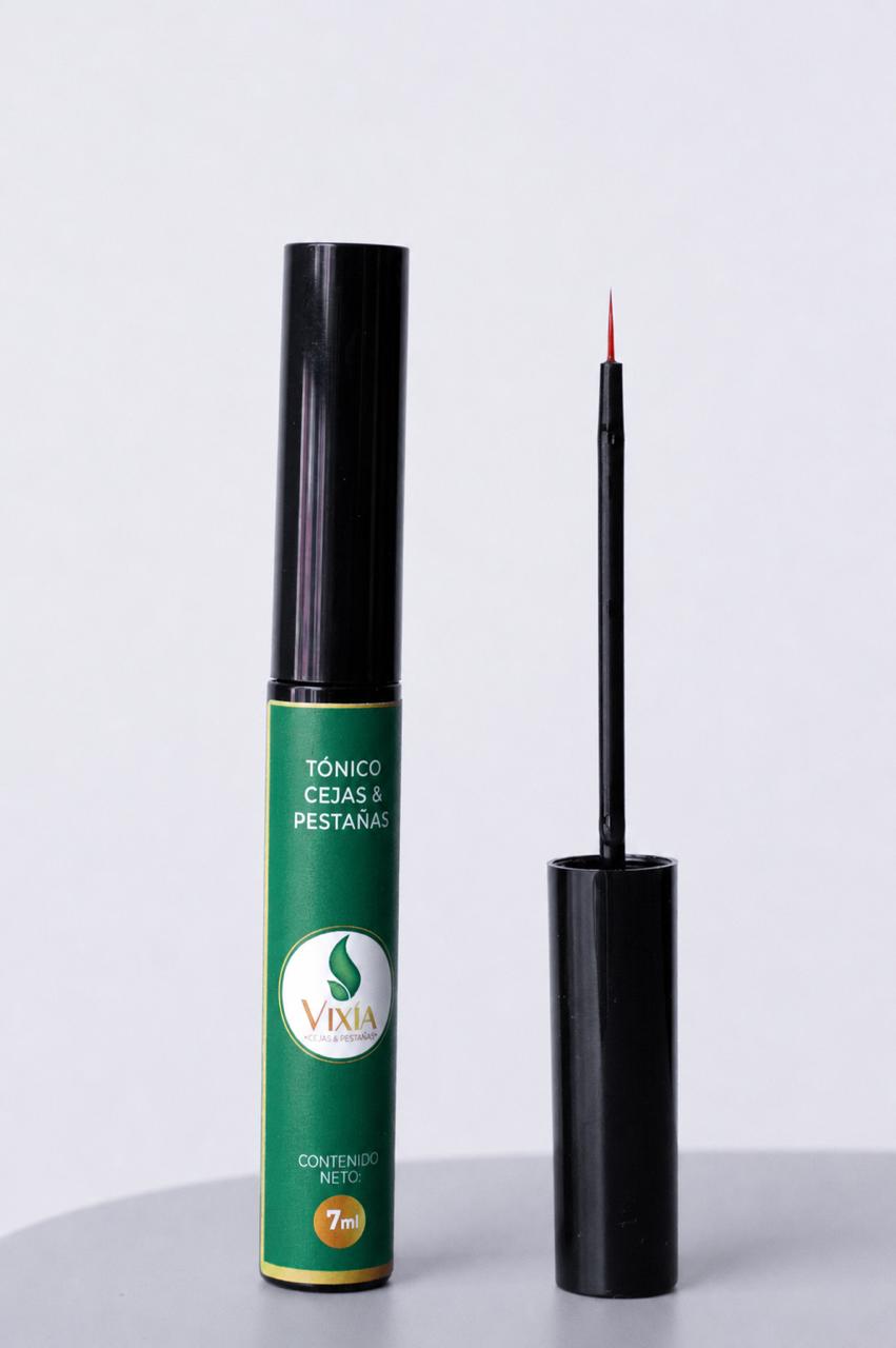 Tónico cejas y pestañas VIXÍA 7 ml  con aplicador tipo Pincel
